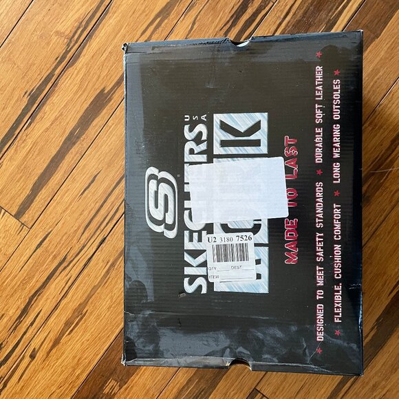 New with Tags - Skechers Work Steel Toe Sneaker Cankton Black Men's Size 12 - Picture 8 of 9